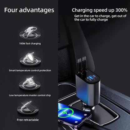 4-in-1 Retractable Charger – Get 10% Off Now